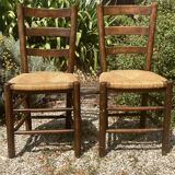 Straw chairs