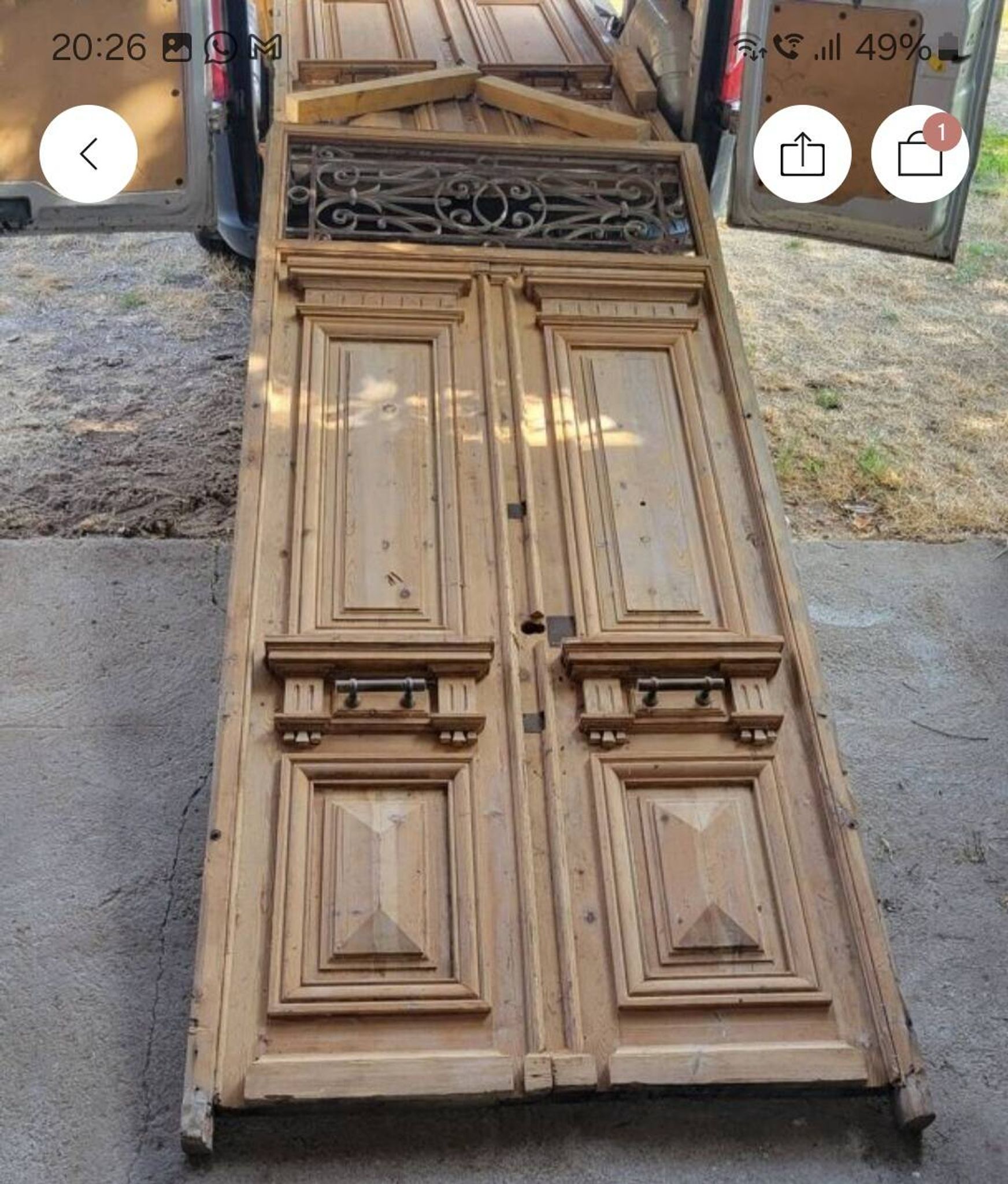 Double porte hausmanniennes
