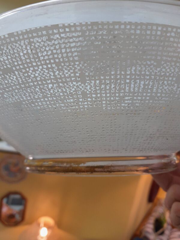 Suspension space age verre UFO 1970