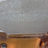 Space age glass UFO pendant light 1970