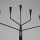 Floor Standing Candelabra with Black & Brass Details – by Gunnar Ander for Ystad-Metall – Sweden, 1960s