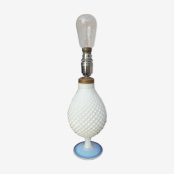 Vintage opaline pineapple lamp Sèvres France