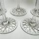 Set of 5 antique cut crystal glasses, double colour, 19 cm – Baccarat – Model S1136 – circa 18.