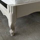 140x190 cherry wood bed frame reimagined