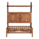 Two-body sideboard in solid oak – unique piece by a cabinetmaker – 1960s