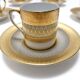Set of Eleven Porcelain and Pure Gold Coffee Cups by Hutschenreuther, Germa