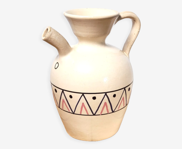 Pichet céramique poterie décorée