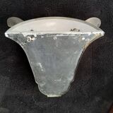 Exceptional pair of art deco wall lights by ezan france & copper metal