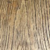 Brutalist tripod stool in solid elm from 1950.