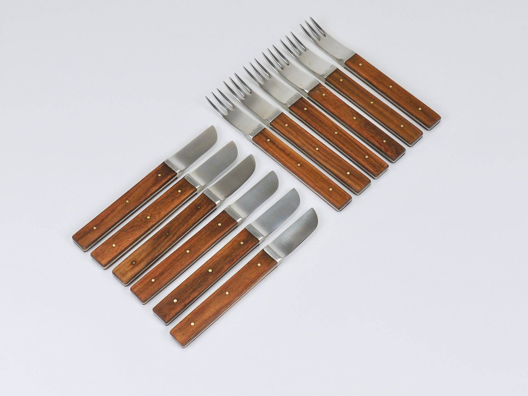 Oswald Haerdtl Amboss 12 pcs. breakfast cutlery set, Austria, 1958