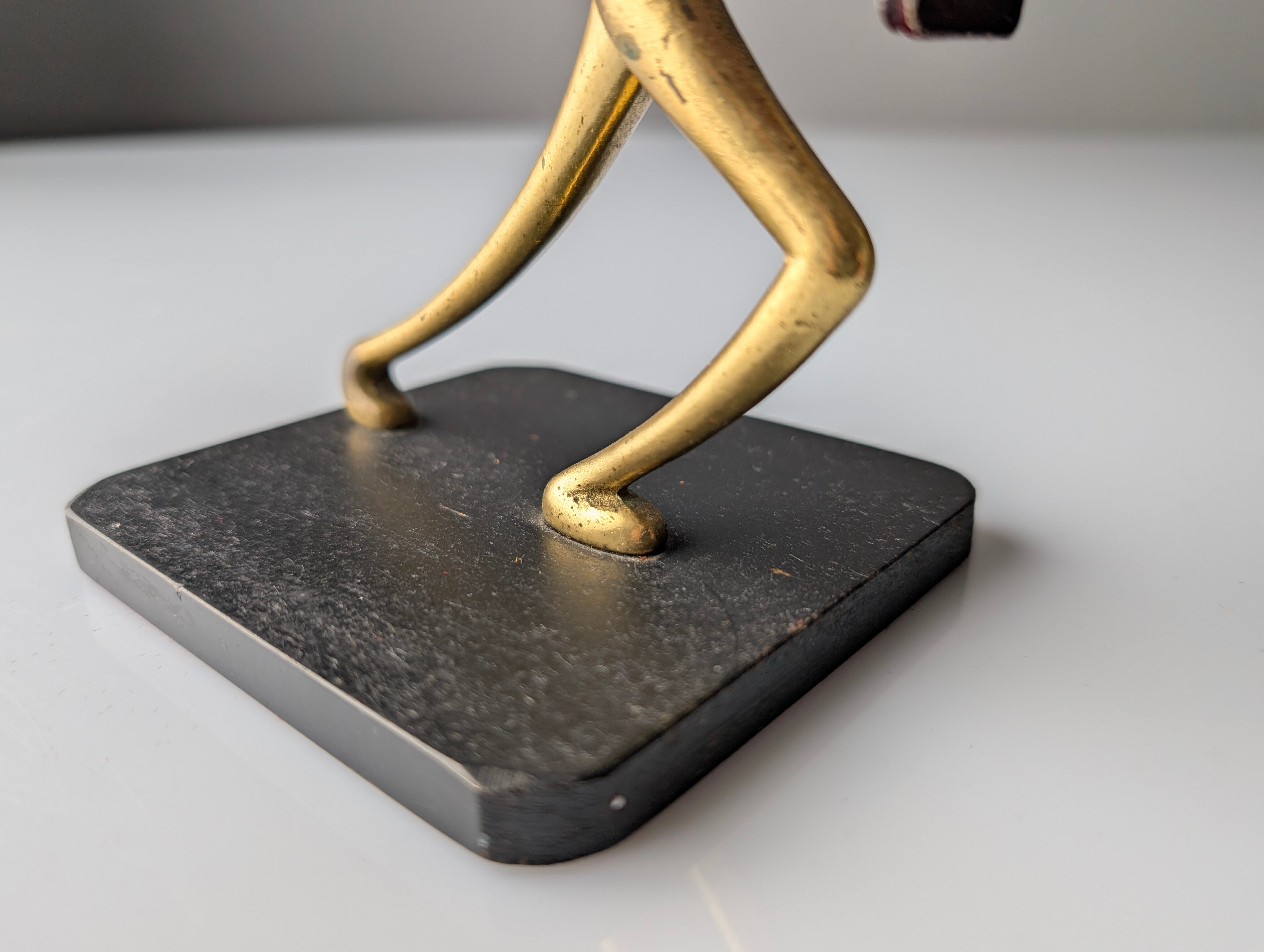 Art Deco Bronze Candelabra Pair by Karl Hagenauer, 1930s