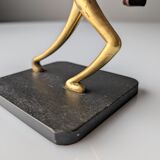 Art Deco Bronze Candelabra Pair by Karl Hagenauer, 1930s