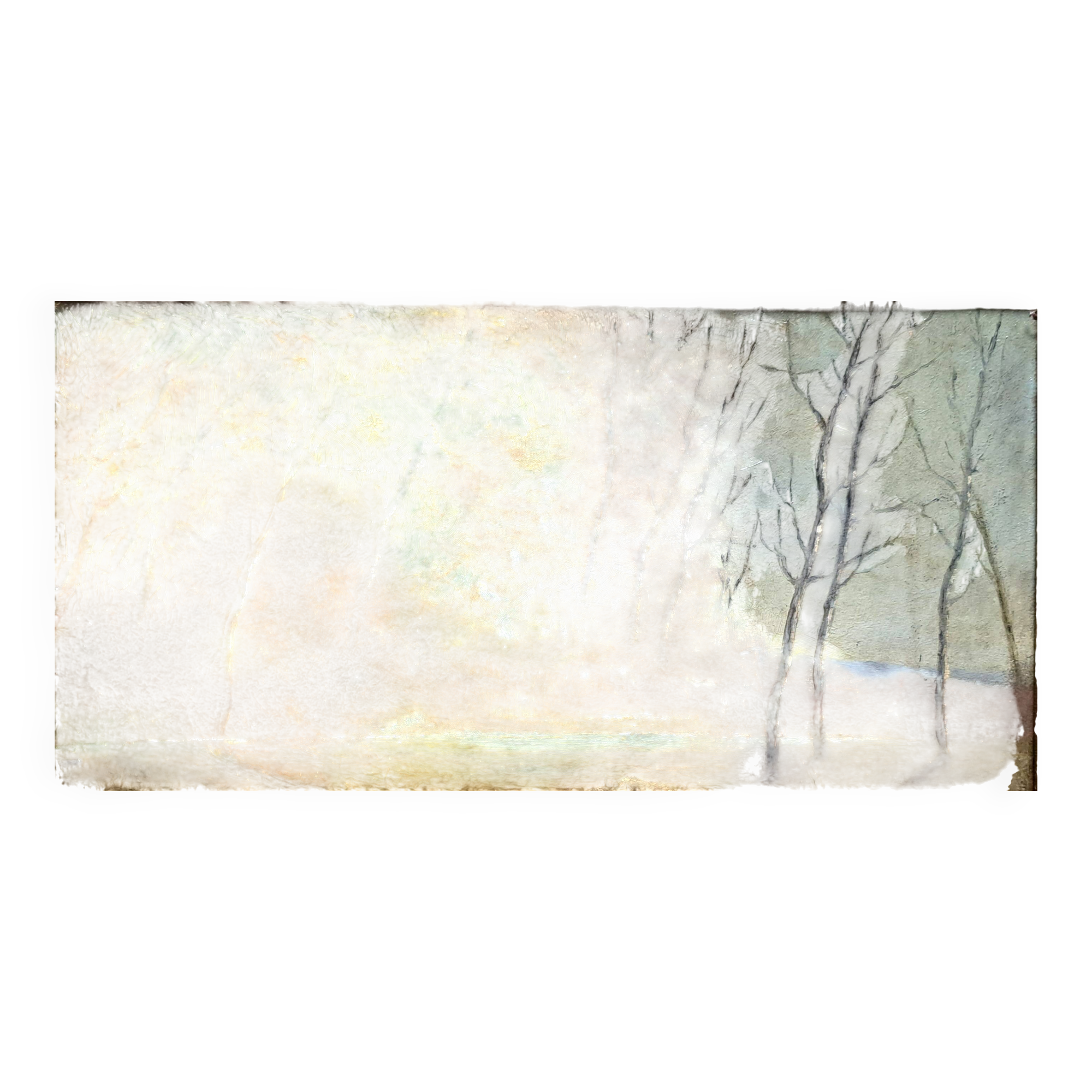 Impressionist painting, oil on wood signed, pastoral scene, Barbizon school