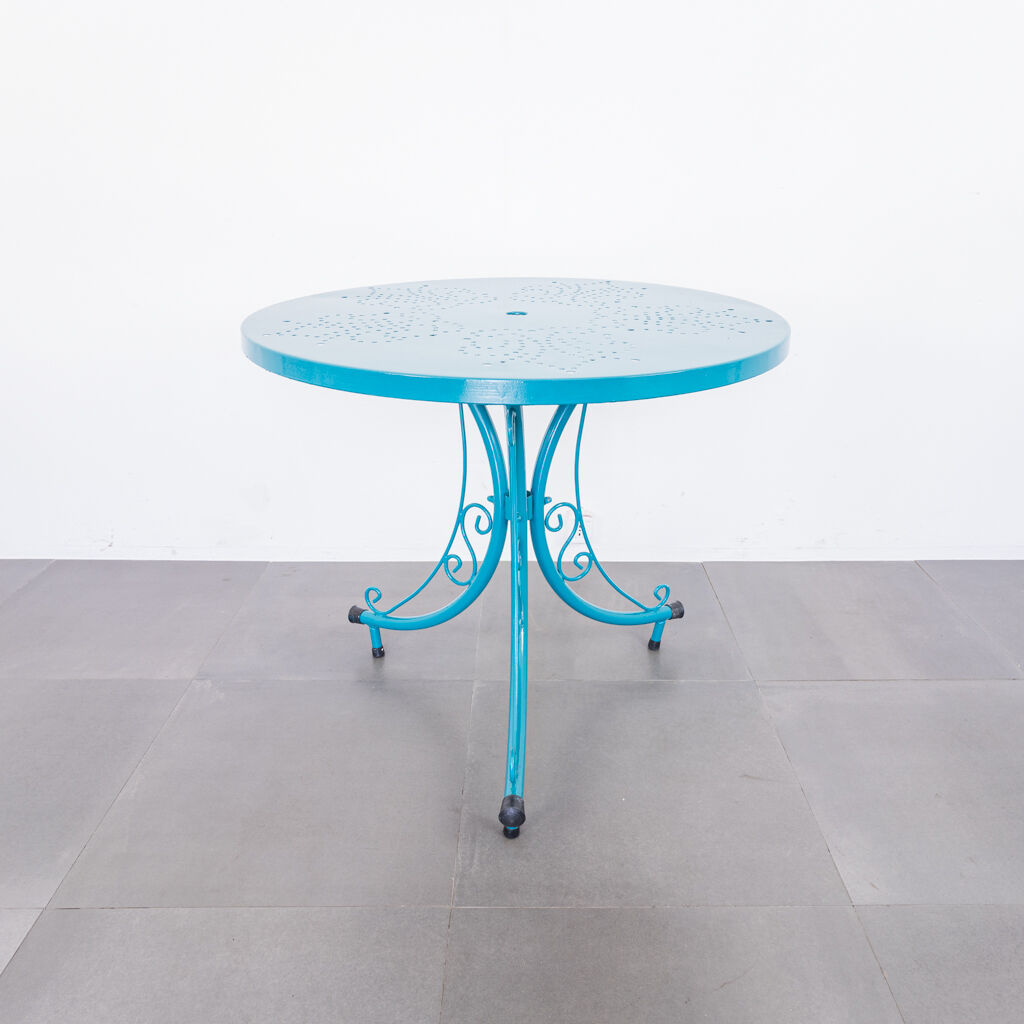 Tiffany iron garden table from the 1950s