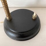 Vintage red and black articulated lamp