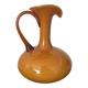 Vintage amber glass Empoli vase pitcher Italy