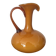 Vintage amber glass Empoli vase pitcher Italy