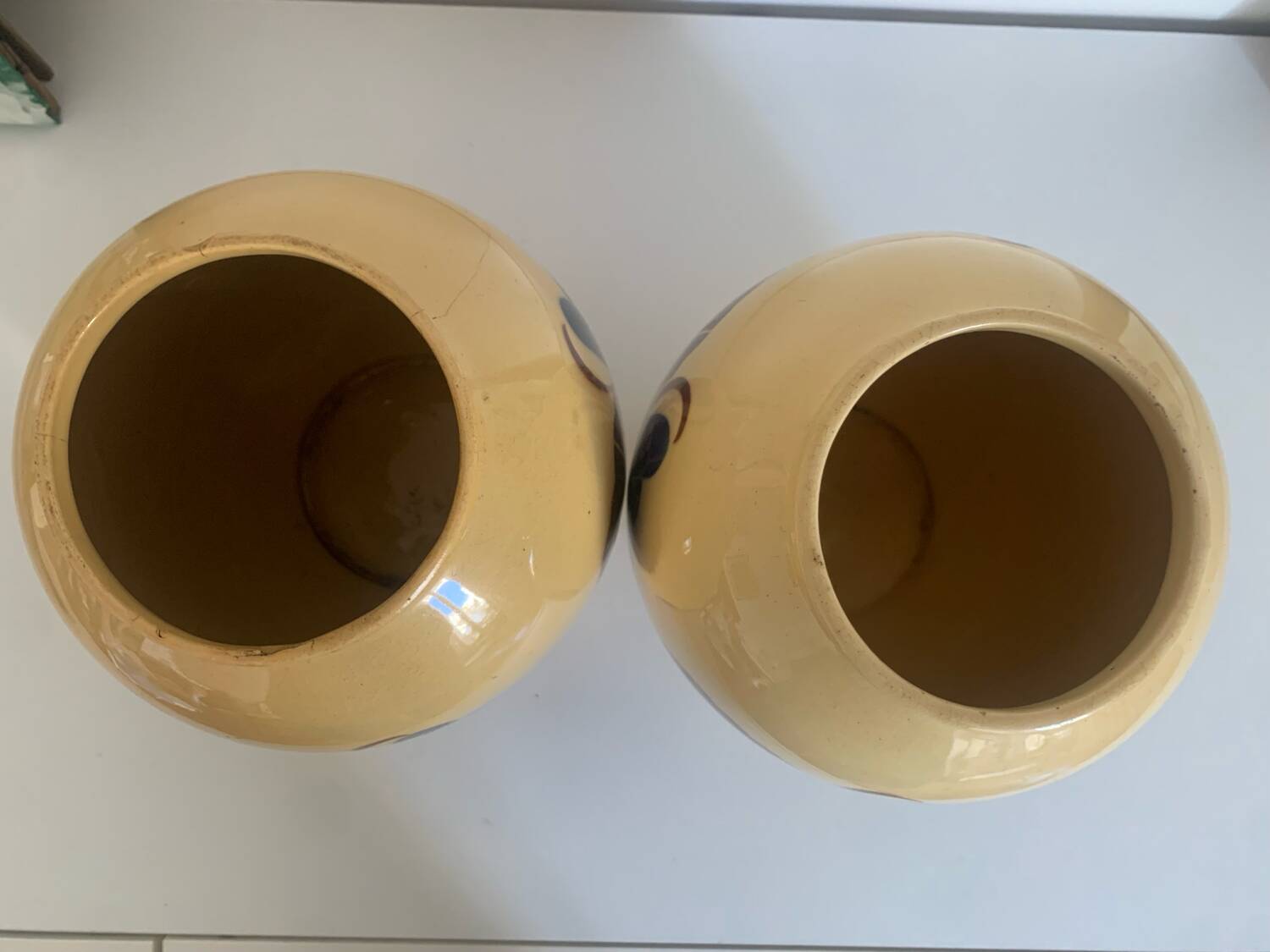Pair of Art Deco vases from Luneville