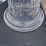 Set of 3 Daum crystal vases model Cythère from the 80s