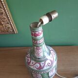 Quimper ceramic lamp base, Millot