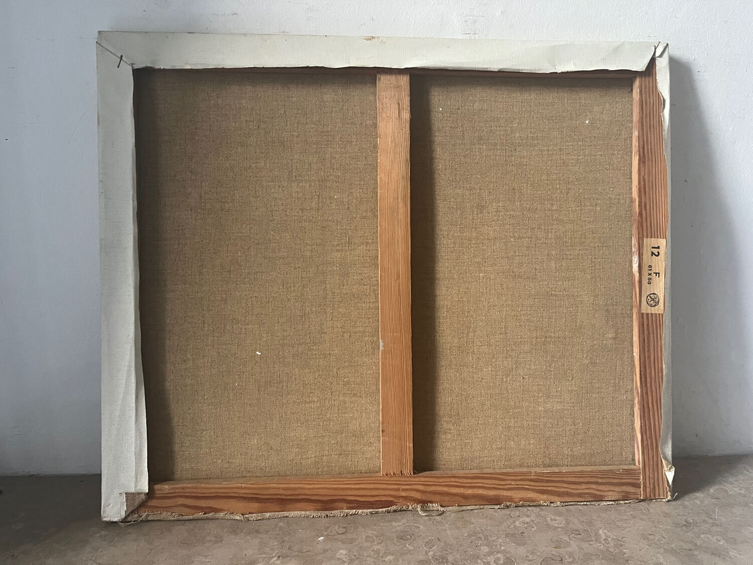 "Face to face with my dog", original oil on canvas