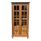 Vitrine art déco bois brut