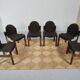 lot 6 Flex chairs by Gerd Lange for Thonet 1977