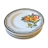 6 Digoin Adèle flat plates