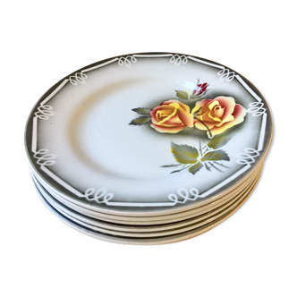 6 Digoin Adèle flat plates