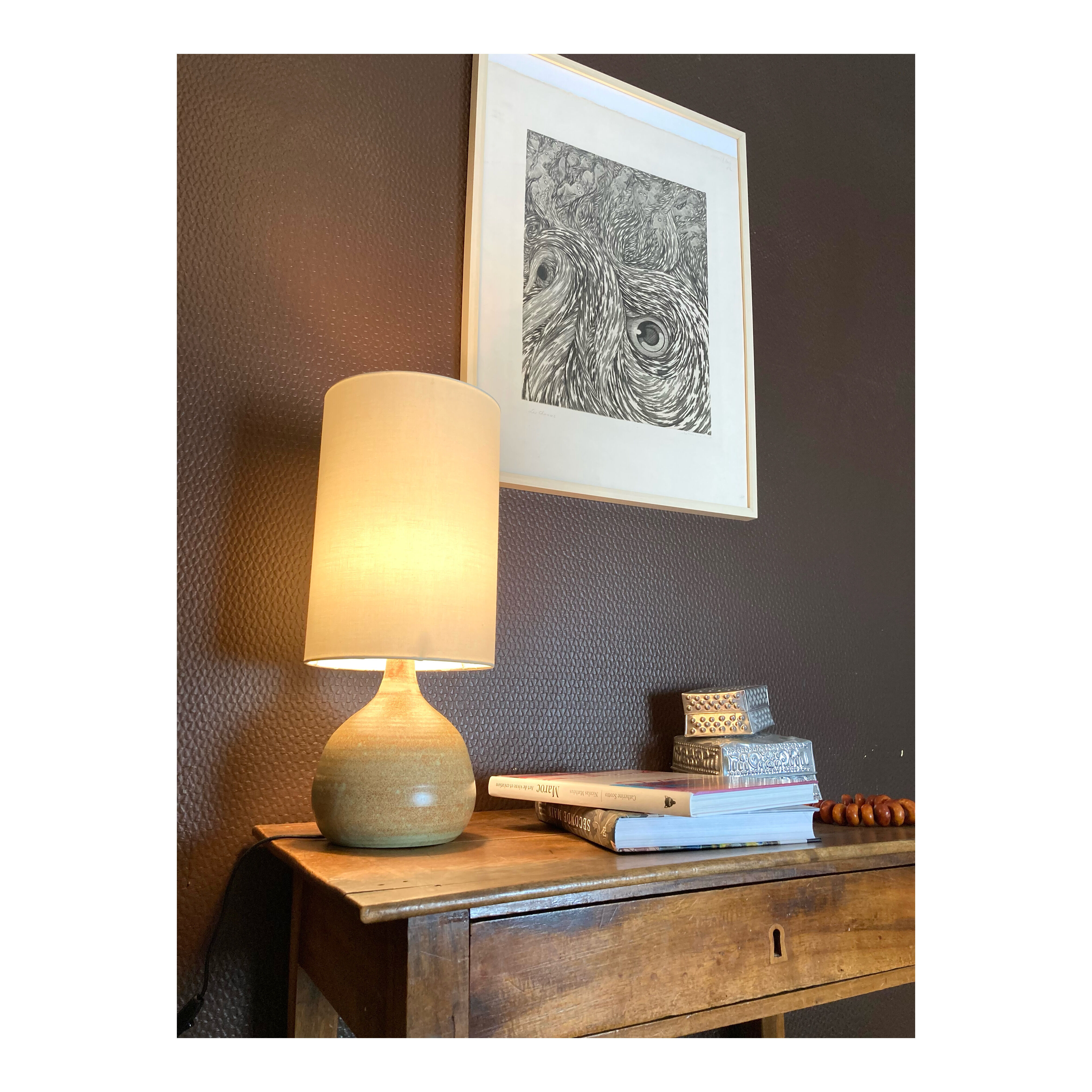 Vintage ceramic lamp