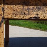 Restored solid oak farmhouse table