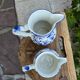 Milk and juice jugs Sarreguemines Lancaster