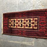 Ancien tapis oriental 160x82 - Dominante Rouge