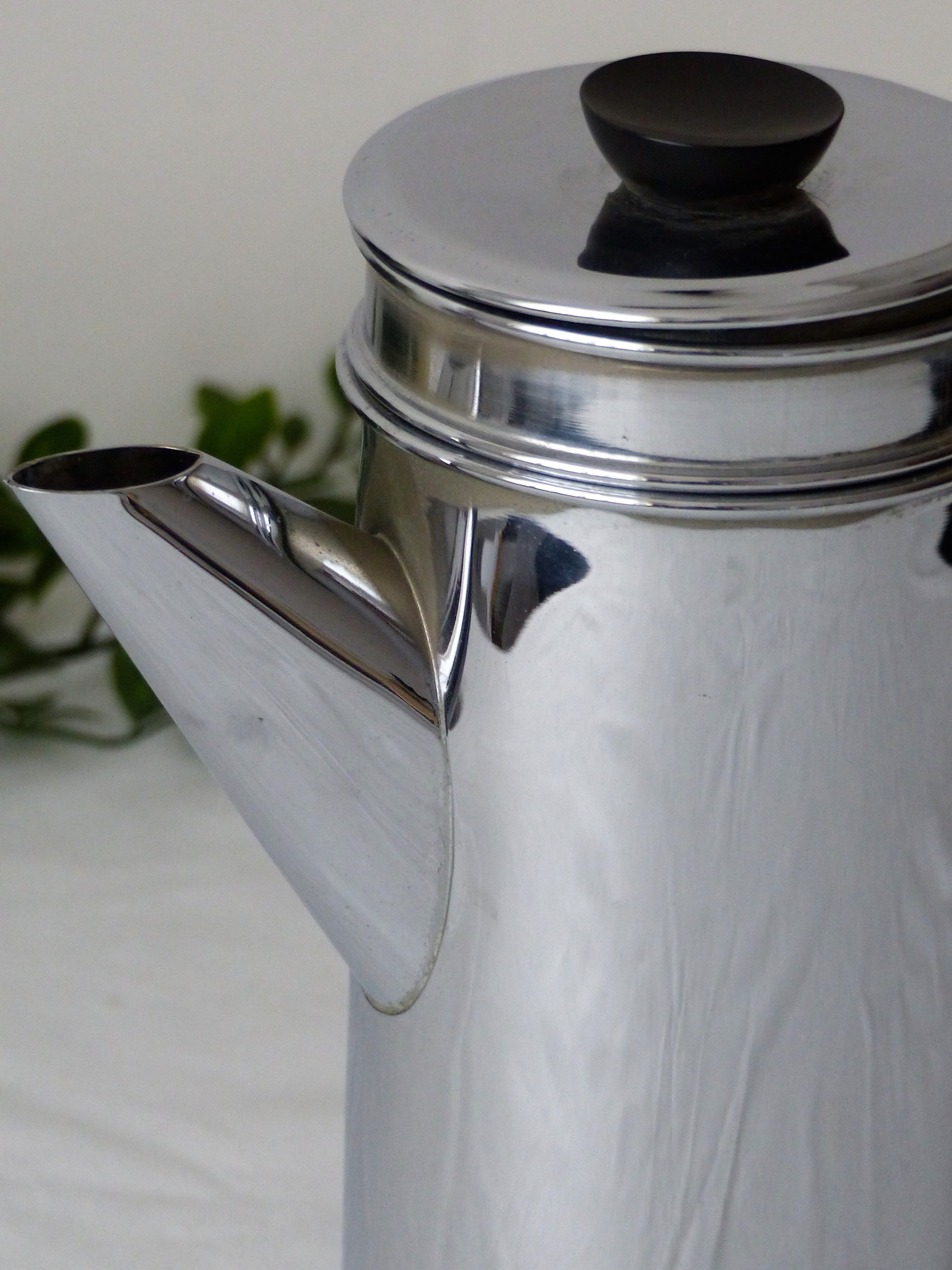 MENESA copper coffee maker vintage chrome 1950