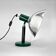 Vintage Industrial Metal & Beech Wood Table Lamp, Restored, 1970s
