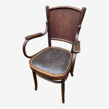 Fauteuil viennois n°70 (n°1070) bois courbé