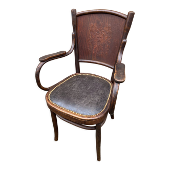 Fauteuil viennois n°70 (n°1070) bois courbé