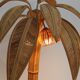 "Palm tree" floor lamp in rattan