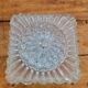Square cast glass ceiling lamp