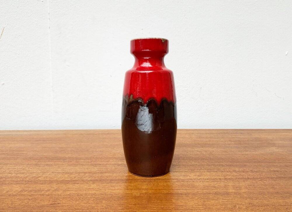 Mid-Century Fat Lava vase in ceramic WGP by Scheurich, West Germany, 1960s.