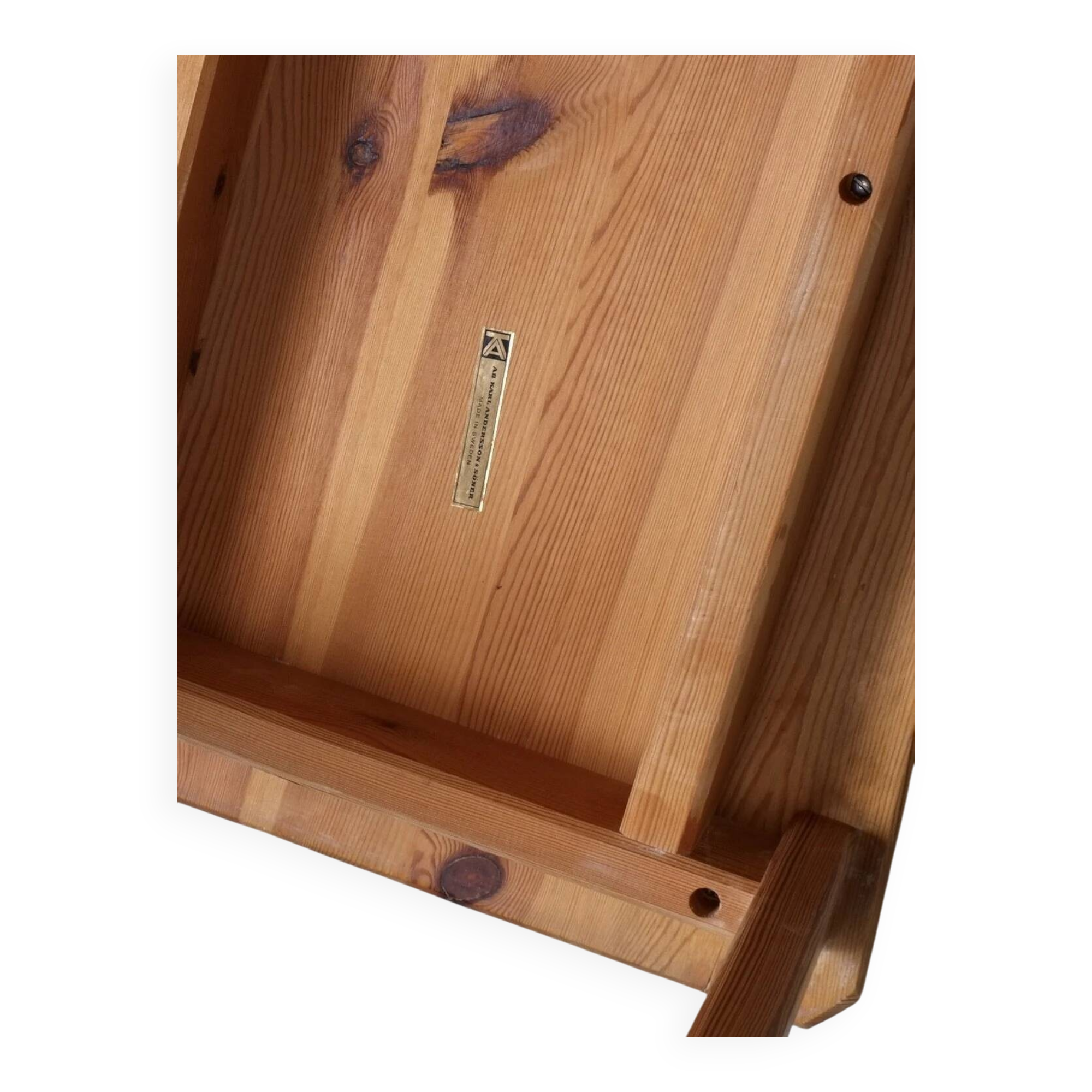 2 solid pine chairs | Roland Wilhelmsson for Karl Andersson & Söner | Sweden | 1960s