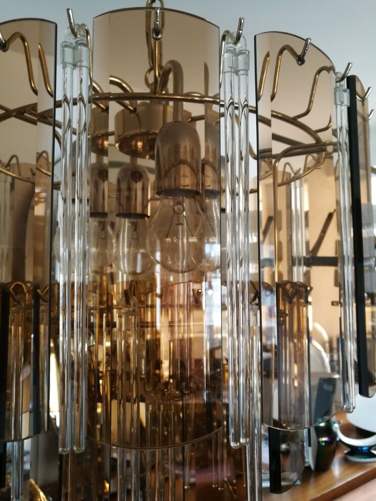 Italian murano glass chandelier