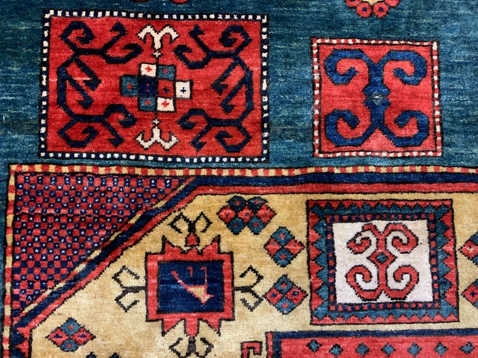 Kazak rug 300x238 cm afghan