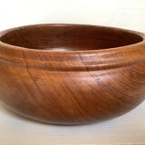 Large exotic teak wood salad bowl