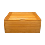 Coffre en pin de Roland Haeusler pour Regain, années 70