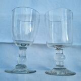 Set of 6 rustic glasses