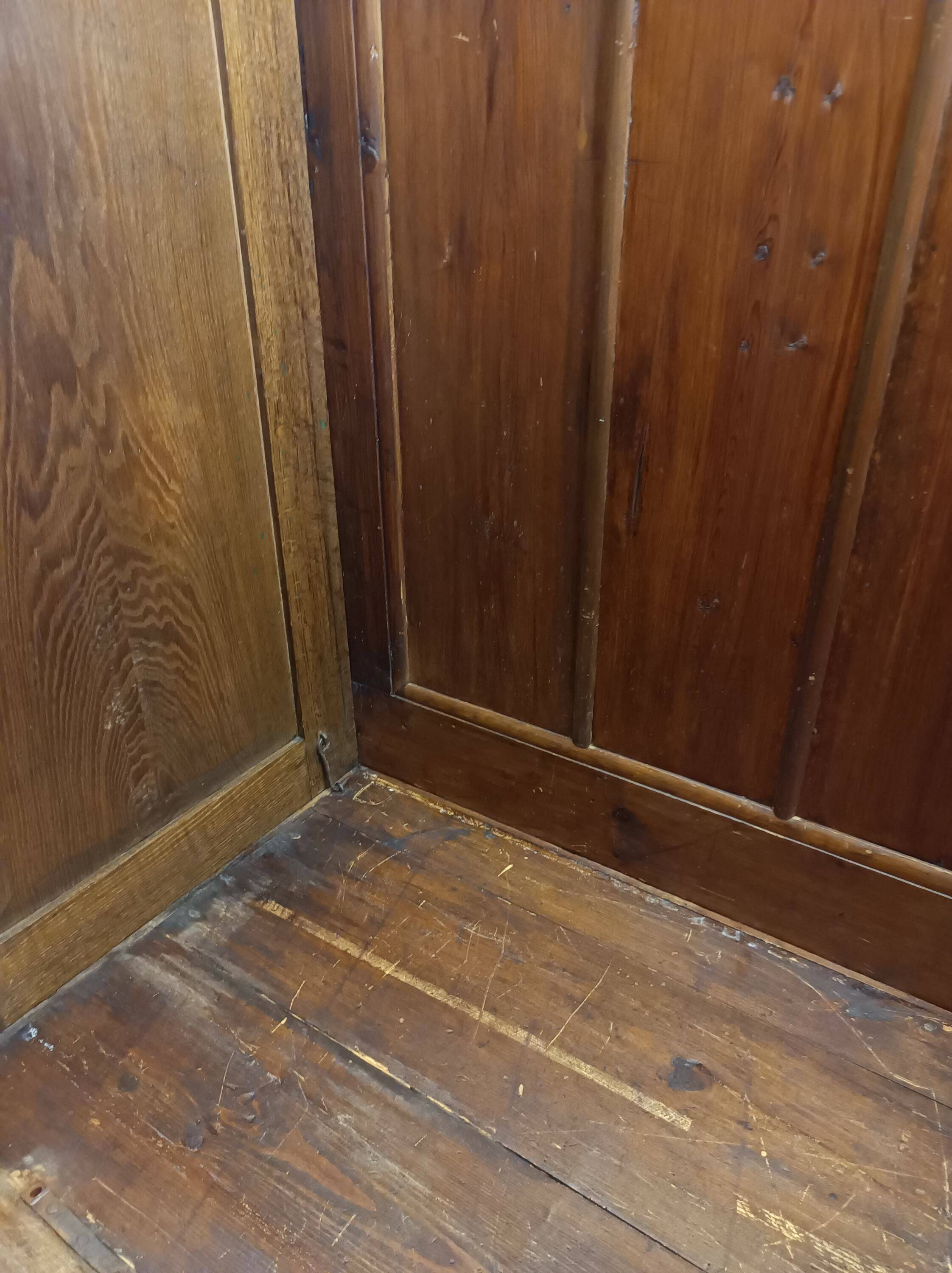 Baroque oak wardrobe, Northern Europe circa 1730-50