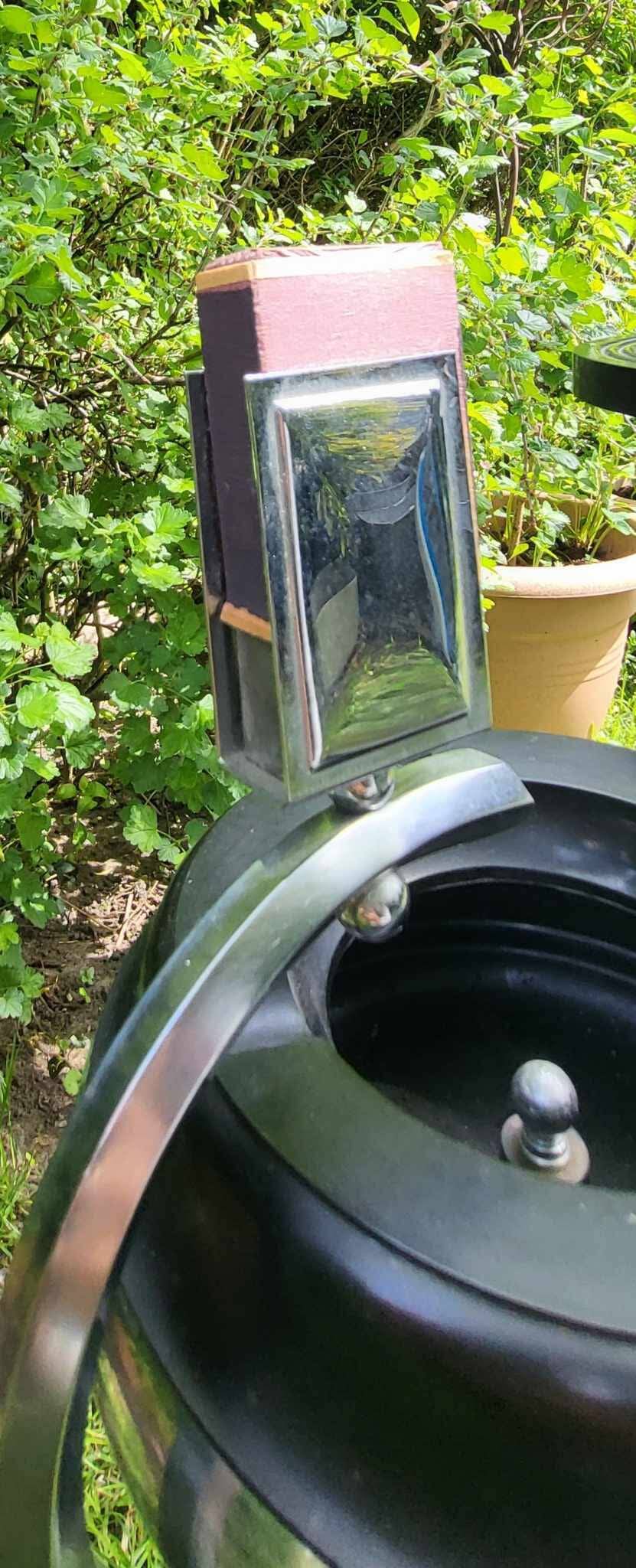 Cendrier chrome et bakélite par Demeyere