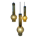 3x Staff Leuchten vintage pendant lamps