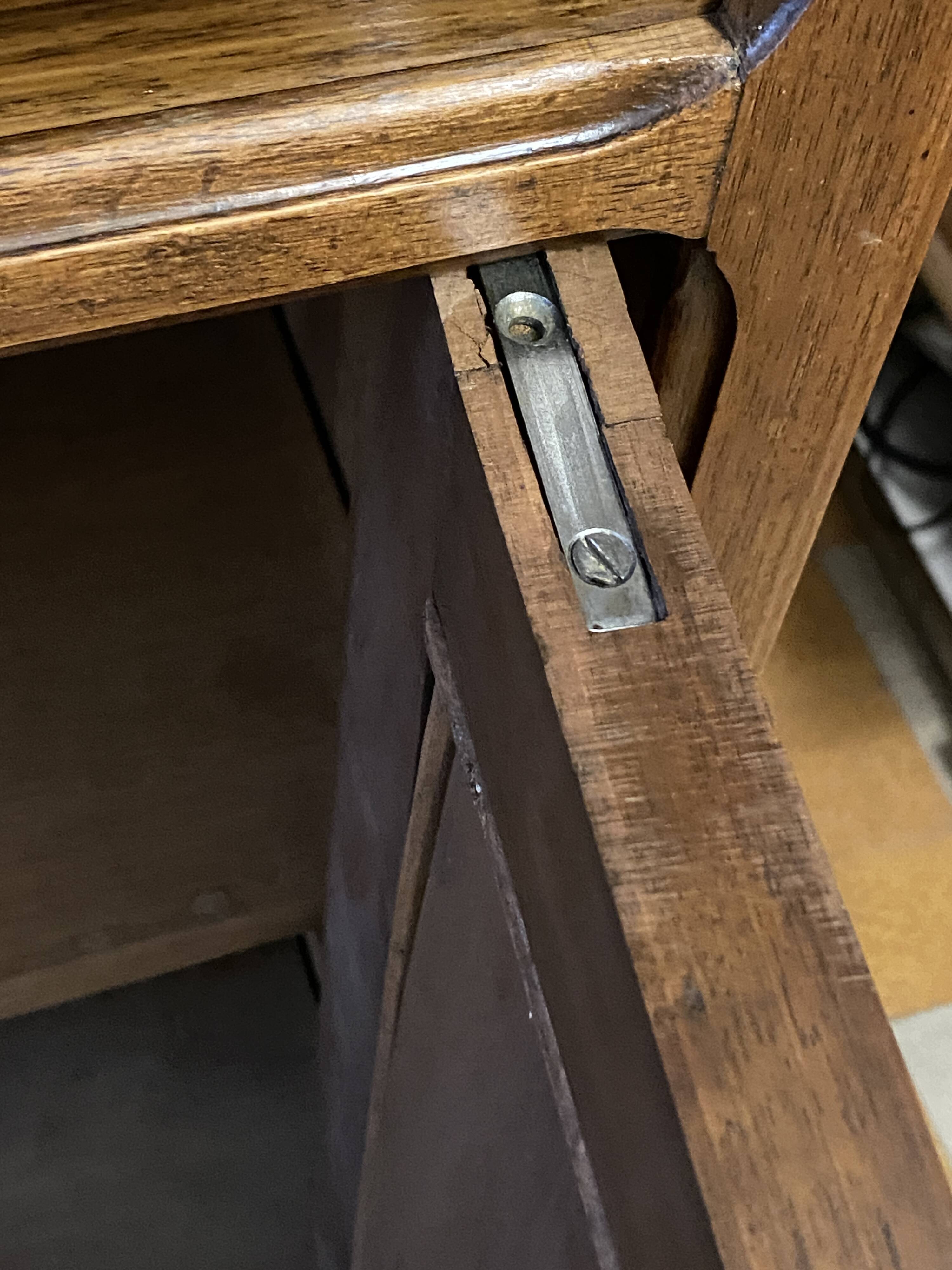 Mahogany china cabinet